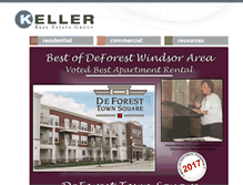 Tablet Screenshot of kellerrealestategroup.com